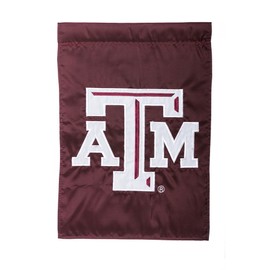 Team Sports America Applique Texas A&M Double Sided Garden Flag, 12.5 x 18 inches