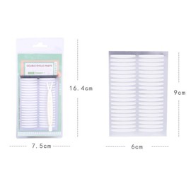 200Pairs Both Side Double Eyelid Stickers Tape Instant Eye Lift Invisible Sticky Sticker Tool With Fork For Eyes Makeup