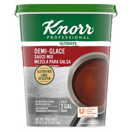 Knorr Professional Ultimate Demi-Glace Sauce Mix Gluten Free, No Artificial Flavors or Preservatives, No added MSG, Dairy Free, 26 oz, Pack of 4