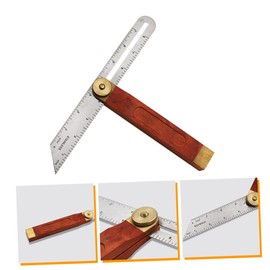 Operitacx Holzbearbeitung T Bevel Winkelmesser Mit Holzgriff Verstellbares Gleitwinkel Lineal Für Präzise Messungen Vielseitiges Werkzeug Für Schreiner