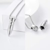 Bullet Cremation Jewelry Urn Pendant Necklace for Ashes Memorial Ash