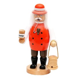 Wichtelstube-Kollektion Wooden Incense Smoker Beekeeper Orange 11 x 8 x 20 cm