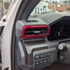 BORUIEN Dark Red Dashboard Air Vent Outlet Cover for Toyota