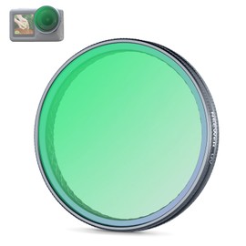 NEEWER UV Filter Compatible with DJI Osmo Action 5 Pro / 4/3, Snap On Multicoated HD Glass Protective Action Camera Lens Filter Reduces Haze & UV Rays, FL-A70