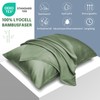 Fittia Lyocell Bamboo Cushion Cover Bamboo Fibre Pillowcase Silky Soft