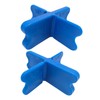8Pcs Deck Spacers with 4 Thicknesses (1/16", 1/8", 3/16", 1/4"),