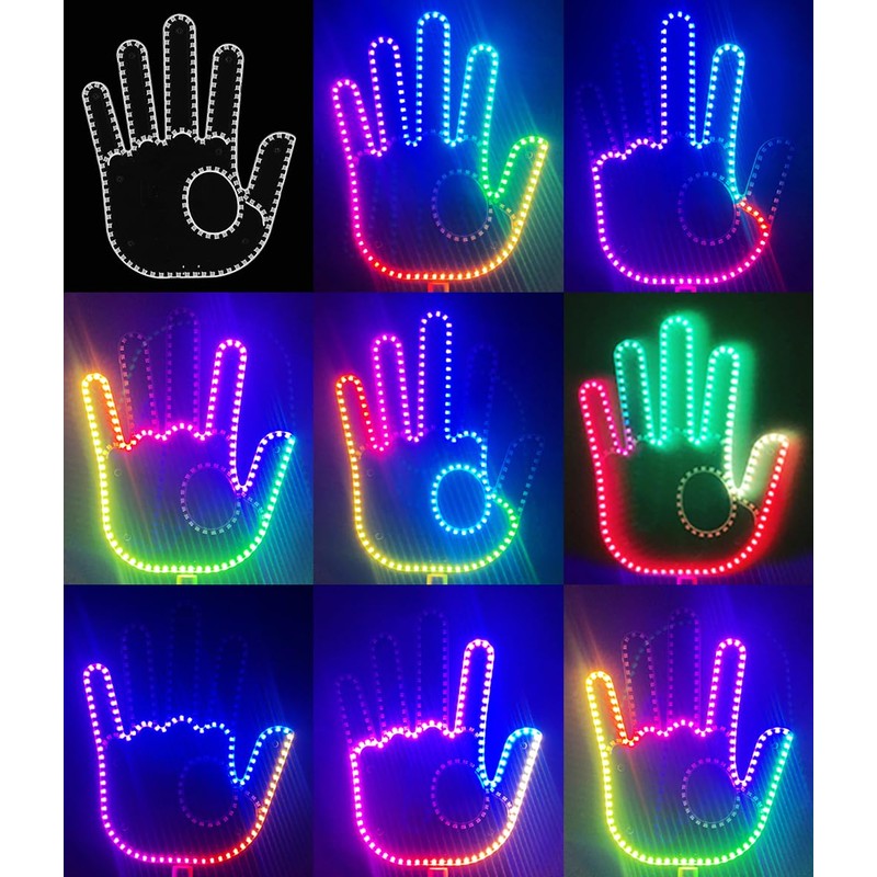 Goodream RGB LED Glow Hand Gesture Light for Car Truck