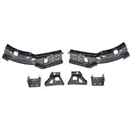 ECOTRIC Front Bumper Impact Bar Inner Outer Bracket Brace Set LH RH For 2011 2012 2013 2014 Silverado 2500HD 3500 Replace For GM1062100, GM1063100, GM1062101, GM1063101, GM1066193, GM1067193