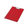 Q-Connect Foolscap/A4 PVC Fold over Clipboard - Red