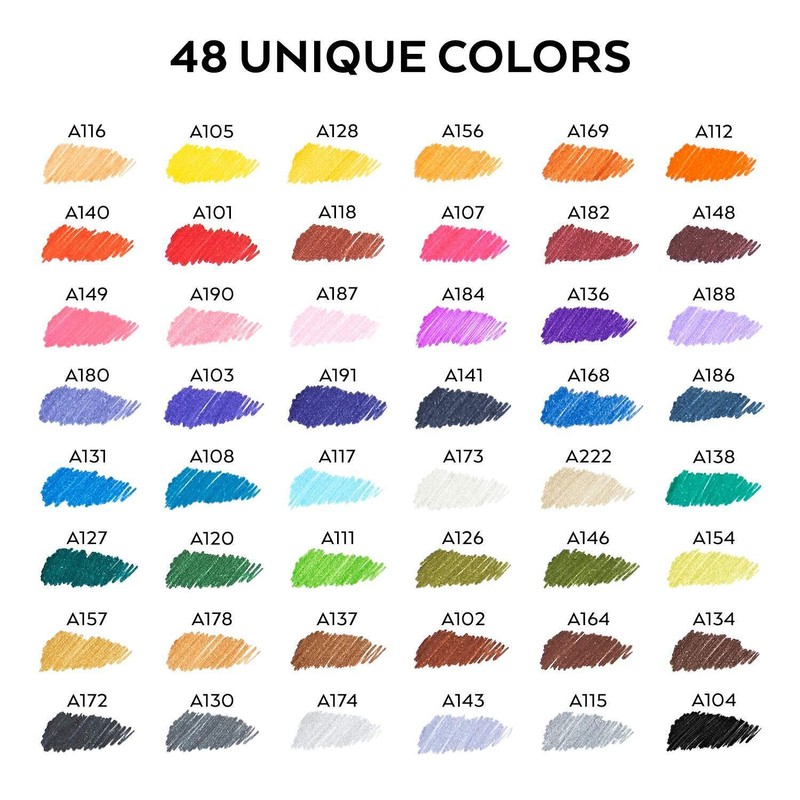 Arteza Inkonic Fineliner Pens - Set of 48