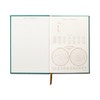 DesignWorks Ink Suede Journal Notebook with 160 Lined Pages, Ribbon