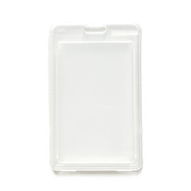 [玉川製作所] Butterfly Clear 広く開いてカードの出し入れがしやすいIDカードケース ストラップで無駄な開閉を防止！タテ型