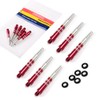 CUESOUL Set of 2 (6pcs) 2BA Medium Aluminum Dart Shaft