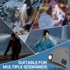 Bosttor Bluetooth Beanie Hat with Light, Headlamp Cap with Headphones