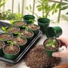 RooTrimmer 100 Pack 2.5 Inch Small Plant Pots, Plastic Nursery