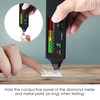 Diamond Tester Professional Diamond Tester Pen with UV Light, Real