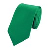 Fabio Farini - Plain-Coloured, Elegant Tie - Choice of Length: