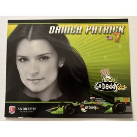 Vintage Poster Card 2010 Danica Patrick Andretti Racing Cart Indy Car Honda