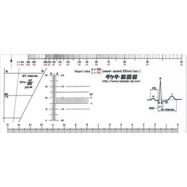 ECG Scale 25-3032 70 x 1.5 x 165mm /8-1212-01