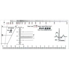 ECG Scale 25-3032 70 x 1.5 x 165mm /8-1212-01
