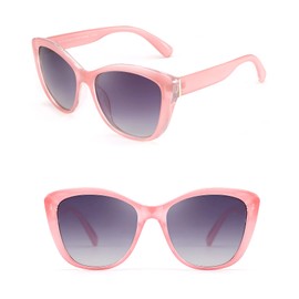 FEISEDY Polarized Vintage Sunglasses American Square Jackie O Cat Eye Sunglasses B2451