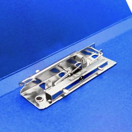 Baco | Carpeta Tamaño Carta con Broche de Palanca - Paquete con 10 Carpetas (Azul Oscuro)