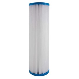 20 Micron 10 Inch x 2.5 Inch | 6-Pack Pleated Polyester Whole House Sediment Cartridge | Compatible with Watts FM-20-975, Dupont PFC3002, Hydronix SPC-25-1020 | Made in the USA, US Water Filters