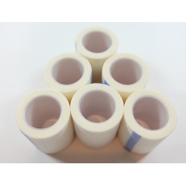 MedBlades Box of 6-2" x 10 Yards First Aid Adhesive Clear Surgical Bandage Tape for Wound Dressing Care No Latex, Breathable and Hypoallergenic