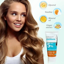 2PCS 5% Crema de Masaje para el Cuero Cabelludo, Crema Capilar Profesional