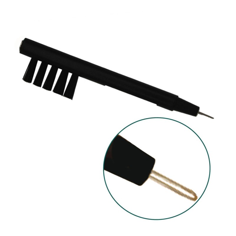 OHPHCALL 5pcs U-shaped Hearing Aid Cleaning Brush Black Hearing Amplifier