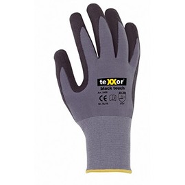 Pack of 5 Black Touch Assembly Gloves Work Gloves