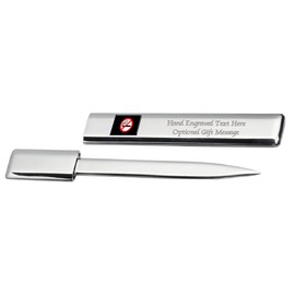 Engraved Post Letter Opener No Smoking Sign