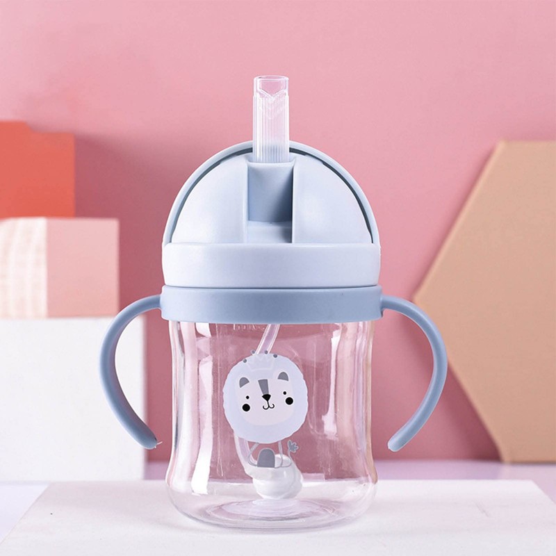 250 ml Straw Sippy Cup, Weighted Straw Sippy Cup, Animal