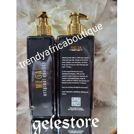 mega glow X 1 Mega Half-C Whitening Body Milk. 💯 Pure Organic. Anti Stretch Marks 500ml X