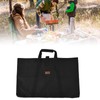 Folding Table Storage Bag Sponge Interlayer Waterproof Oxford Cloth Black
