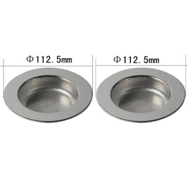 Talea 2PCS Kitchen Sink Stainless Steel Basket, Strainer Filter,4.4" Diameter QS419-2