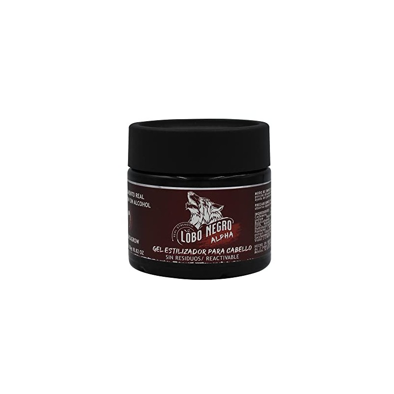 Lobo Negro Gel Estilizador para Cabello Alpha 250g