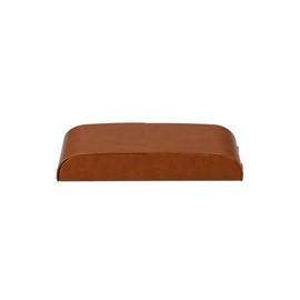 Zofu 2-way Stand Glasses Case, Leather Style, Lightweight, Compact, Pen Holder, Vertical, Hard, Glasses, Braun