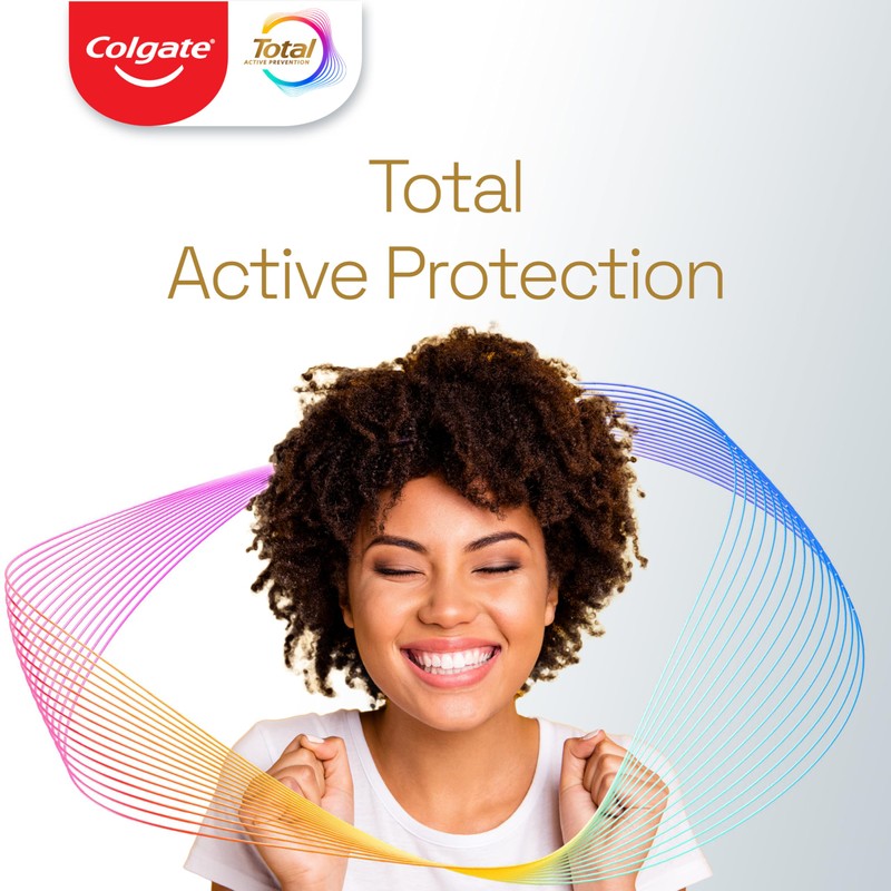 Colgate Total Active Prevention Foaming Clean Soft Toothbrushes, Soft Bristle