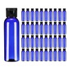 uxcell 2 Oz Plastic Bottles with Flip Caps, 100 Pcs