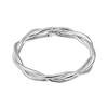 AeraVida Crown of Thorn Weave Wire Braid .925 Sterling Silver