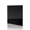 KEJJNYER 5 Pack 12x12 Inch Black Mirrored Acrylic Sheets, 1/8
