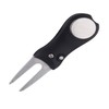 LL-Golf ® Folding Divot Tool with Coin for Ball Marking
