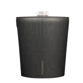 Corkcicle Insulated Ice Bucket with Lid - Stainless Steel - 100 oz - Star Wars Death Star