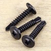 #10 x 1/2" Black Modified Truss Head Self Drilling Screws