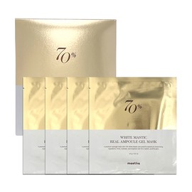 Mastina Gel Mask White Mastic Real Ampoule Mask Pack 1 Box / 매스티나 겔 마스크 화이트 매스틱 리얼 앰플 마스크팩 1박스