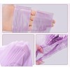50pcs Purple Small Trash Bags 3 Gallon 4 Gallon for