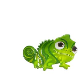 2 Pcs Dinosaur Hair Animal Hair Claw Clips, Green Lizard Hair Barrette Cute Cartoon Hair Accessories Non-slip Jaw Fun Small Acrylic Hair Clamp Clips Strong Hold Dinosaur Hairpins for Women Girls