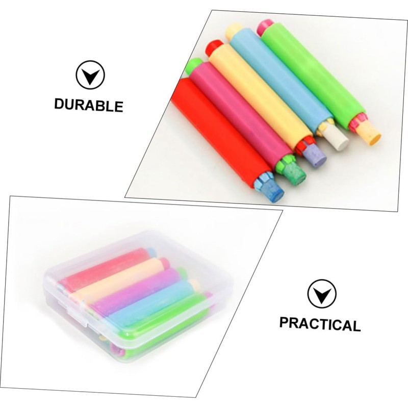 MAGICLULU 2sets Chalk Holder Practical Chalk Cover Clips for Teachers