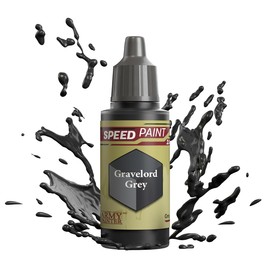 The Army Painter Speedpaint Gravelord Grey 2.0, Single Model Building Acrylic Paint, 18 ml, Single Layer Paint Solution for Fantasy Tabletop Miniatures Like Warhammer 40k Figures and DnD Miniatures